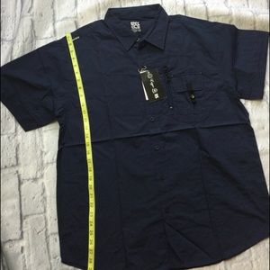Enyce Navy blue button down shirt